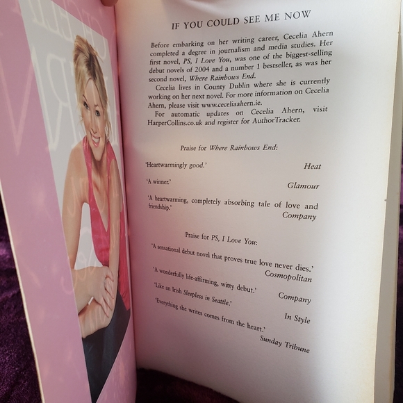 4/$23 Cecilia Ahern If You Could See Me Used Book - Picture 3 of 4